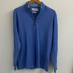 Mizzen+Main Heathered Royal Blue Quarter-Zip